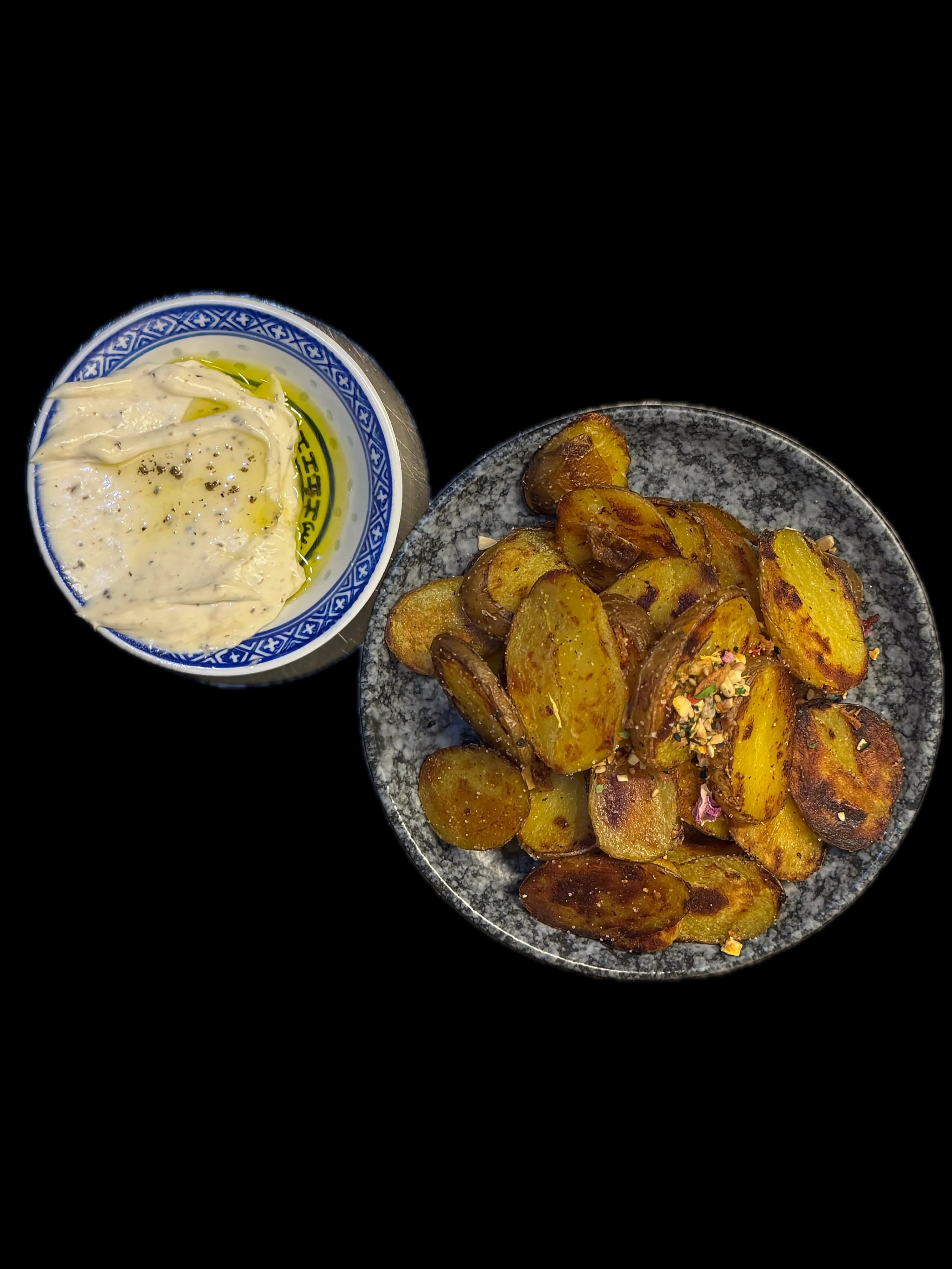 Grilled Potatoes - Mediterranean tapas dish